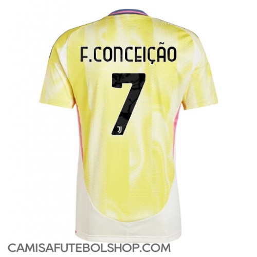 Camisa de time de futebol Juventus Francisco Conceicao #7 Replicas 2º Equipamento 2024-25 Manga Curta